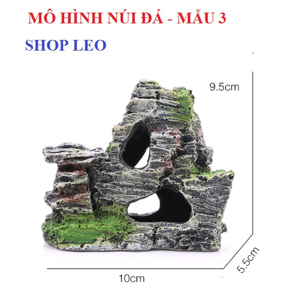 MÔ HÌNH NÚI ĐÁ - TRANG TRÍ HỒ THỦY SINH - HỒ CÁ CẢNH