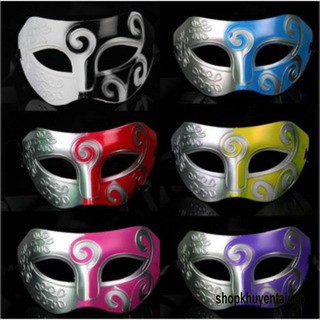 Mặt nạ nửa mặt, mặt nạ cosplay- Mặt nạ che nửa mặt chơi Trung thu hoặc hóa trang lễ hội halloween dùng cho nam và nữ