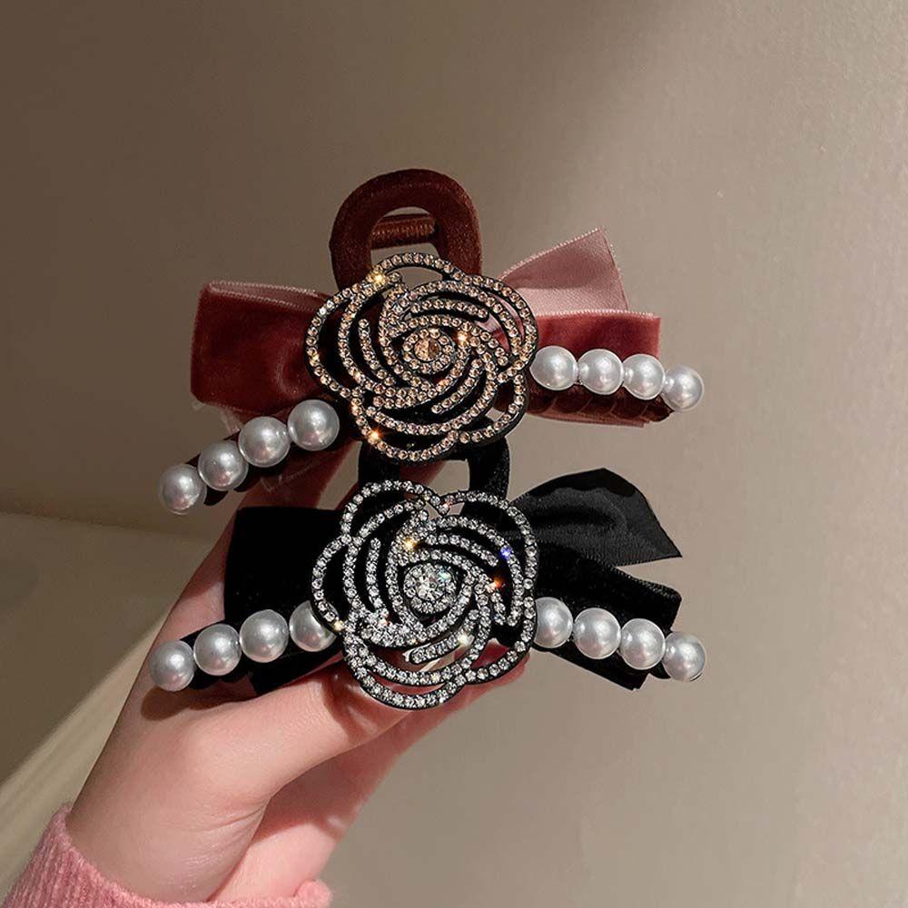 Kẹp Tóc Hình Nơ Bằng Nhung Thời Trang Dành Cho Nữ|Áo Kiểu Hàn Quốc Thiết Kế Trẻ Trung Cá Tính