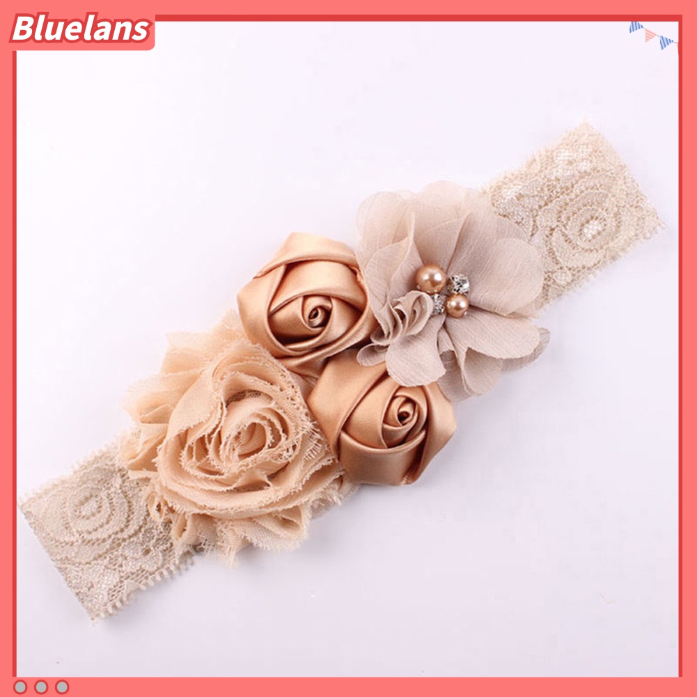 Băng Đô Ren Hoa Xinh Xắn Cho Bé Gái