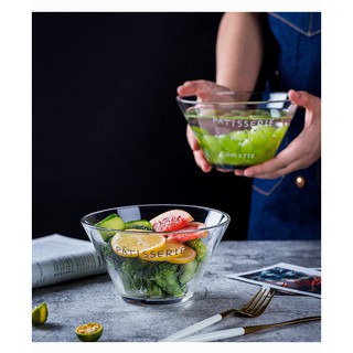 Bát Thủy Tinh Đựng Salad Dày Dặn