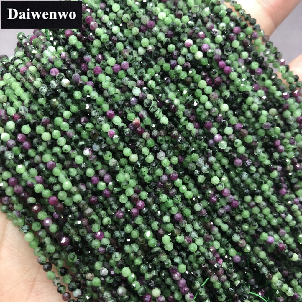 Chuỗi Hạt Đá Ruby Tự Nhiên 2 / 3 / 4mm