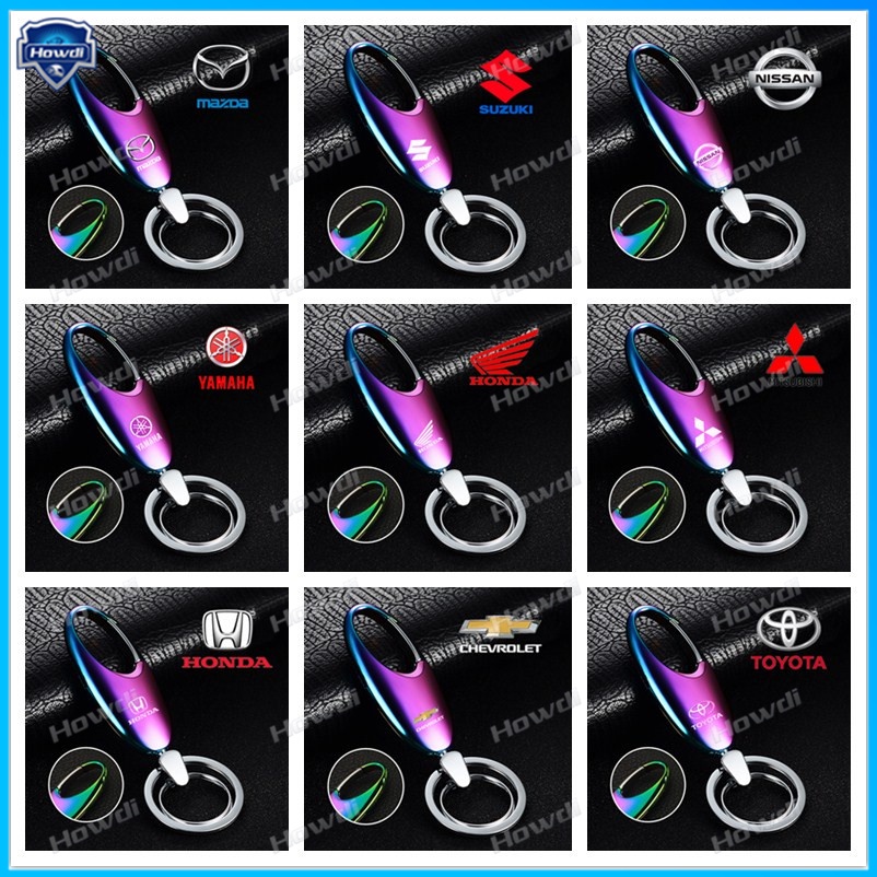 Giá Đỡ Chìa Khóa Bằng Thép Không Gỉ Cao Cấp Có logo Cho Xe Hơi/Mô Tô