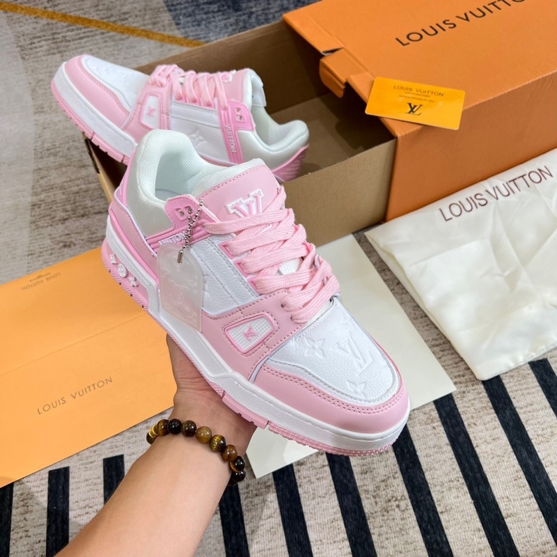 GIÀY LV TRẮNG HỒNG LAI AU CAO CẤP