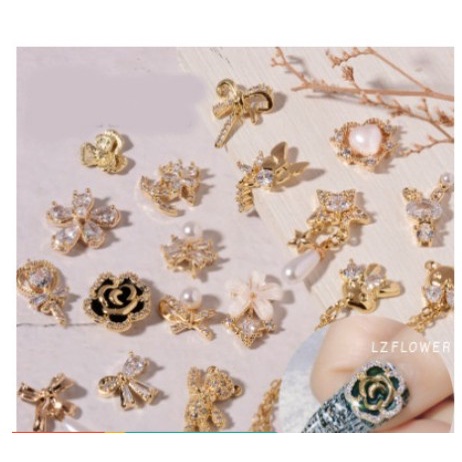 charm trang trí nail