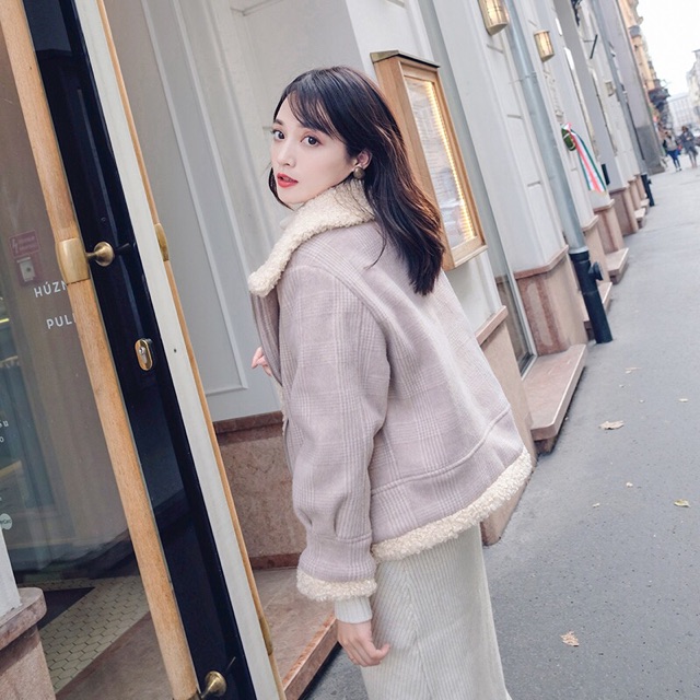 Áo dạ lông cừu Coco