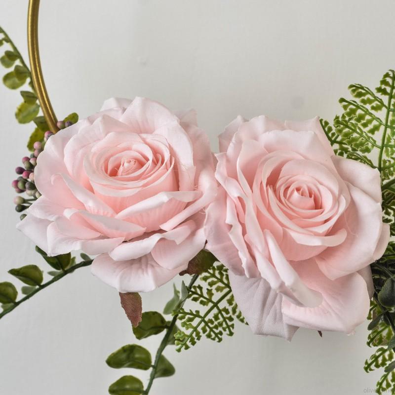 Vòng hoa treo tường trang trí nhân tạo nhiều hình dạng độc đáo