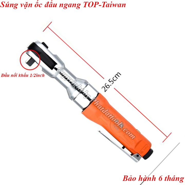 Súng vặn ốc khí nén đầu ngang TOP-Máy siết mở bulong đầu ngang-Tay vặn bulong