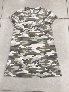 [Forever21] Đầm thun Camo bé gái
