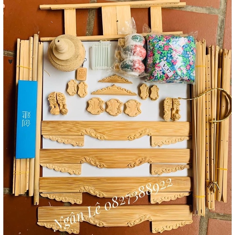 Khung lồng chim tự ghép tang cấp, khung chào mào, khung lồng vuông tang cấp