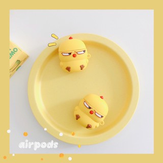 Case airpod mặt gà quạo ( kèm móc )