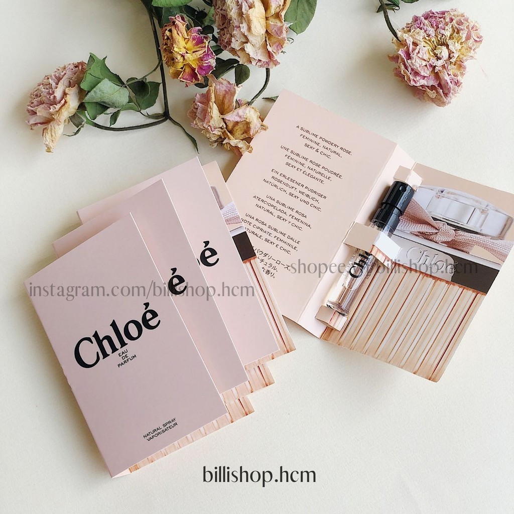 Vial/sample nước hoa Chloe Rose Eau de Parfum 1.2ml