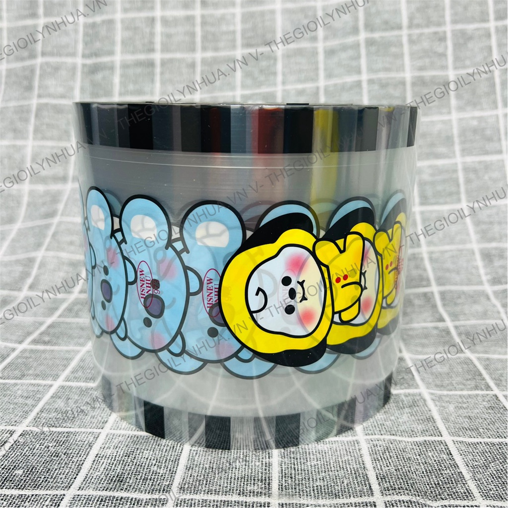 Cuộn màng dập cốc in sẵn 2400 logo cho các loại cốc nhựa từ 300ml đến 700ml mã 973