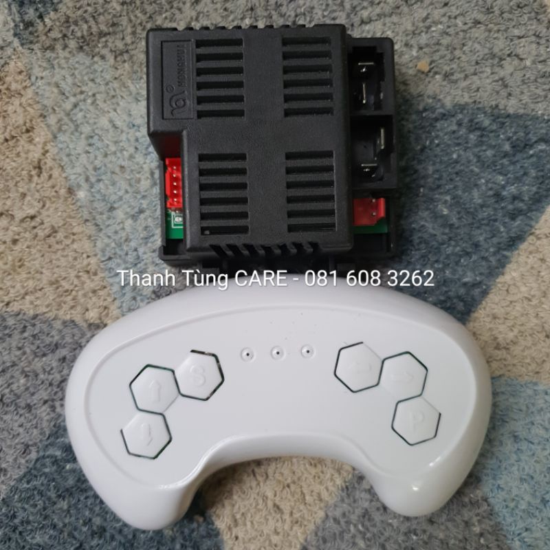 Mạch & Điều khiển từ xa Xe điện trẻ em HH-670K | HH670Y| 6V-12V chính hãng HongHui | 5 chân tín hiệu