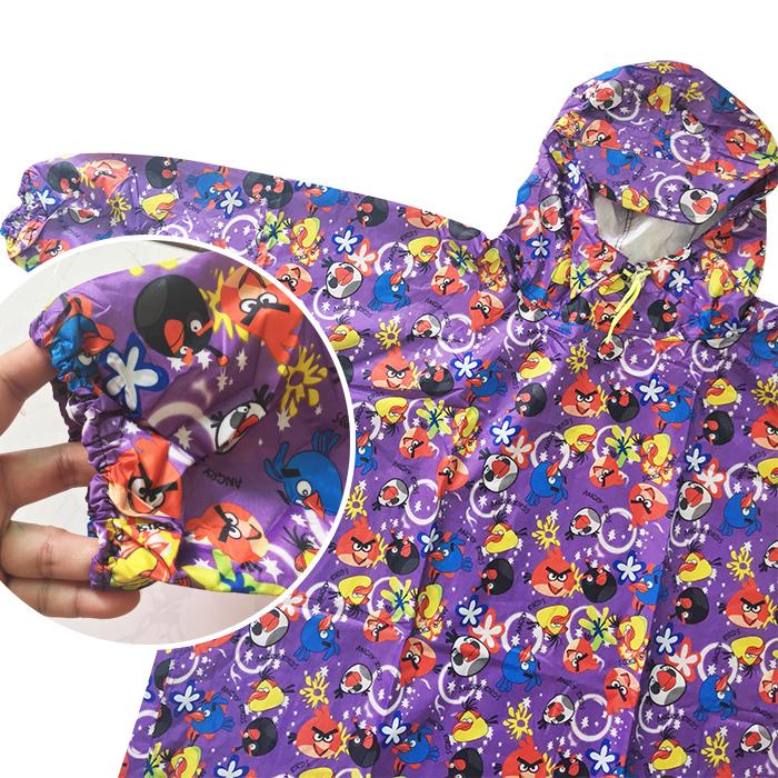 ÁO MƯA BÍT HOA VĂN NHIỀU MÀU SẮC bít toàn thân không xẻ tà che toàn thân không bị ướt