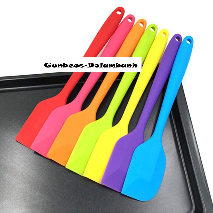 Phới silicon đúc/spatula phới dẹt  21cm - 28cm