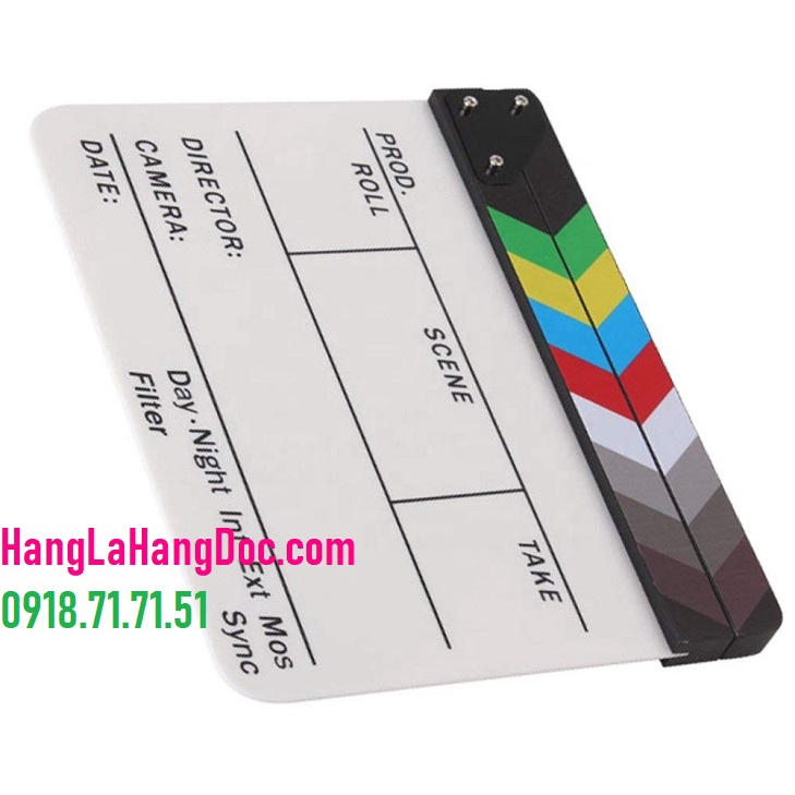 Bảng quay phim  30x27cm nhiều màu sắc, phụ kiện phim trường chuyên dụng