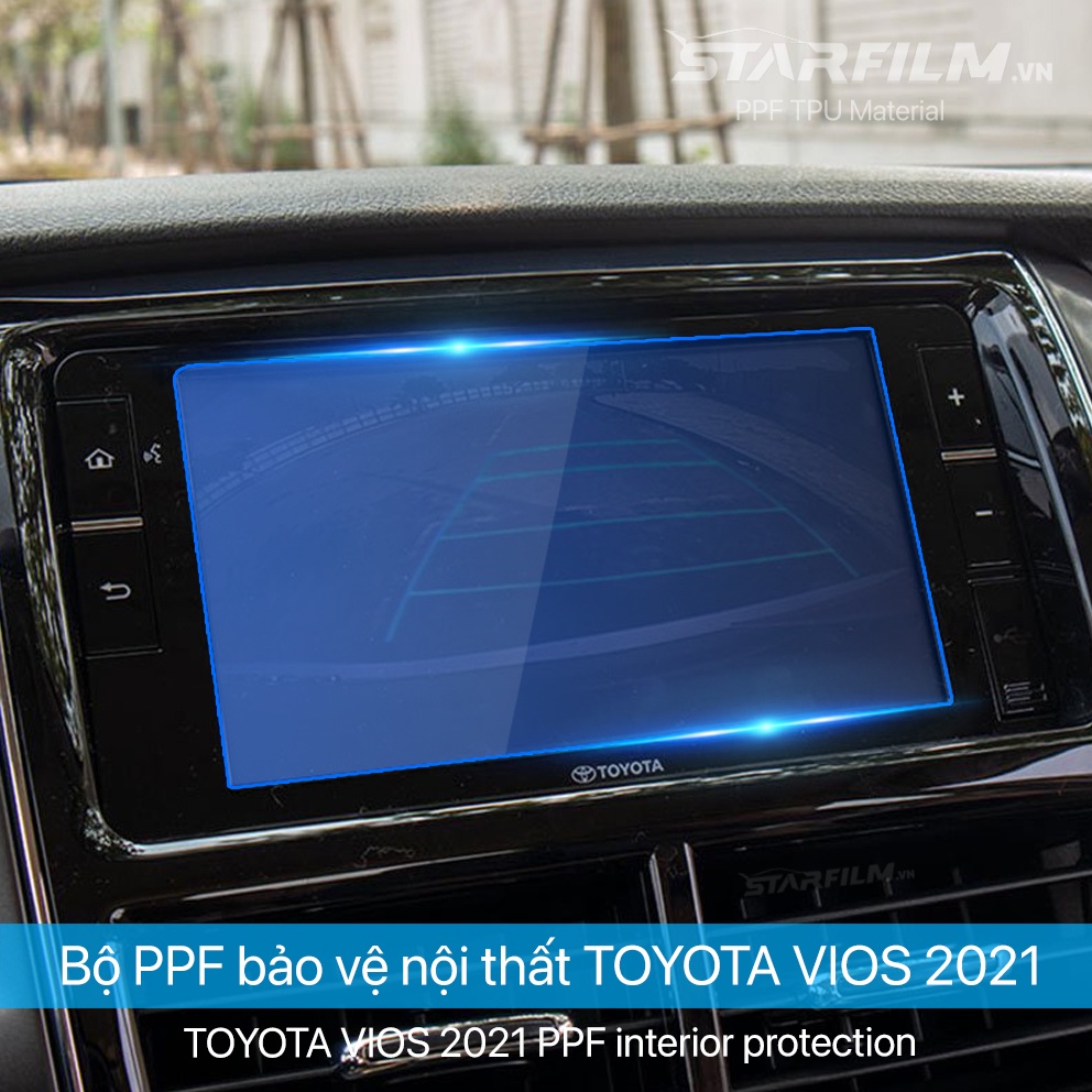 Toyota Vios 2021 PPF TPU chống xước tự hồi phục STAR FILM