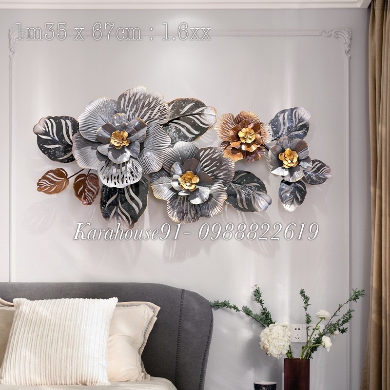 Tranh sắt treo tường nghệ thuật, tranh decor trang trí phòng khách. BH 3 năm.Mã 3014