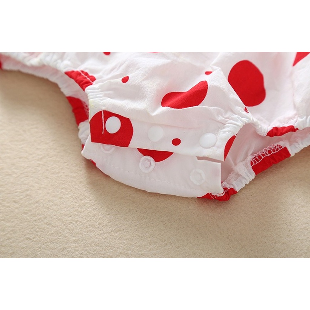 Set đồ mùa hè 2 món gồm áo liền quần không tay + mũ công chúa dễ thương cho bé gái sơ sinh