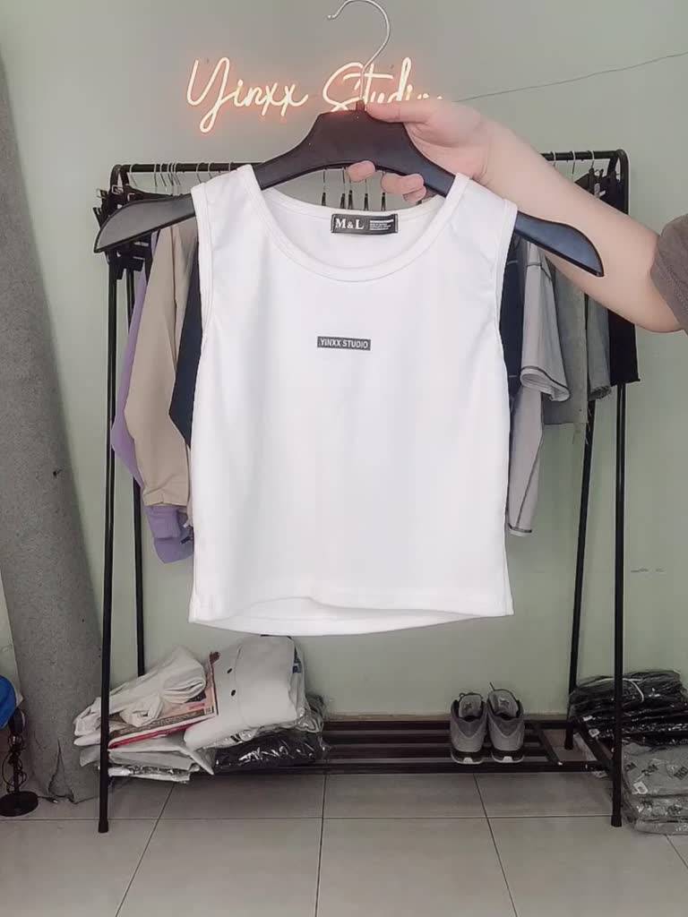 Áo croptop kiểu ôm sát nách Yinxx, áo ba lỗ nữ basic chất borip cotton 100% CRT51 | BigBuy360 - bigbuy360.vn