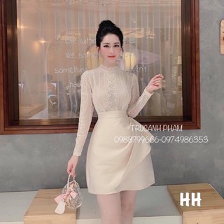 Váy ren thiết kế mặc