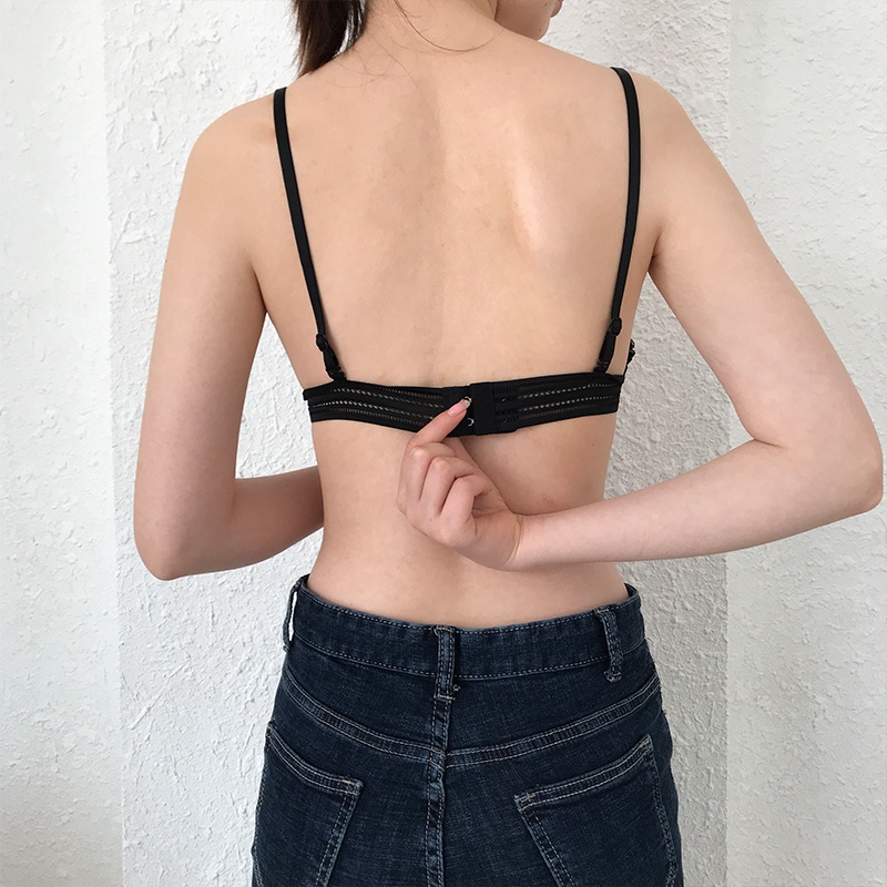 Áo bra nữ ren hoa 2 dây sexy, áo lót đệm mút mỏng không gọng mềm mại thoáng mát LANIXA B7313