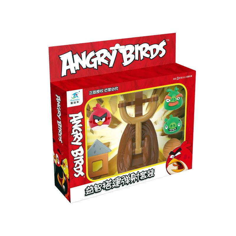 Bộ Đồ Chơi Lắp Ráp Hình Angry Bird Hoạt Hình Vui Nhộn Cho Bé 3-6 Tuổi