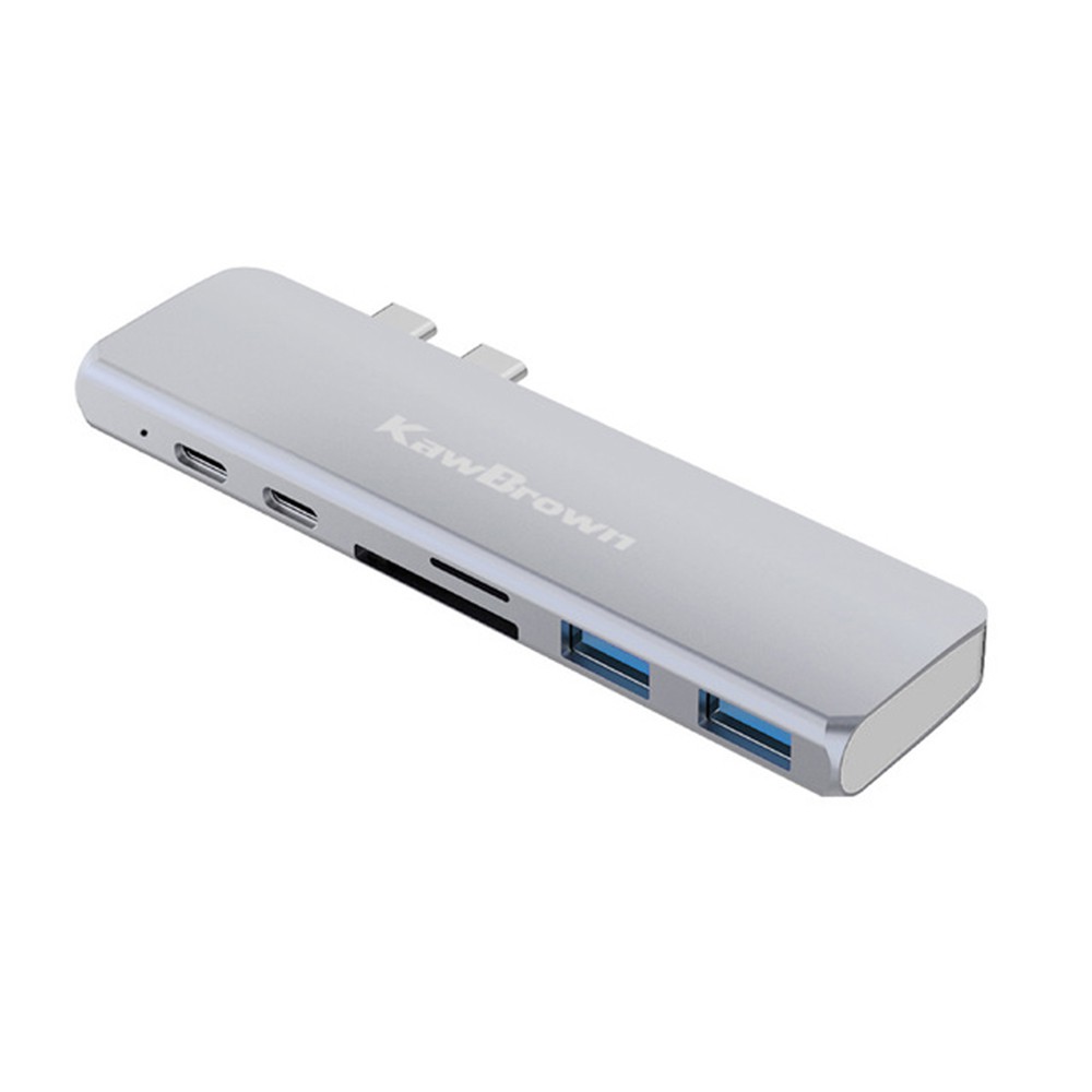 7-in-1 USB C Hub Multi In One Data Docking Station With 1 X 4K HDMI 2 X USB 3.0 2 X USB C 1 X TF/SD Ports