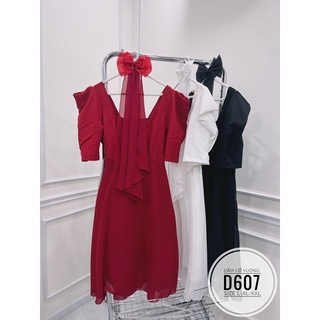 BIGSIZE NHUNG LÊ Đầm cổ vuông D607