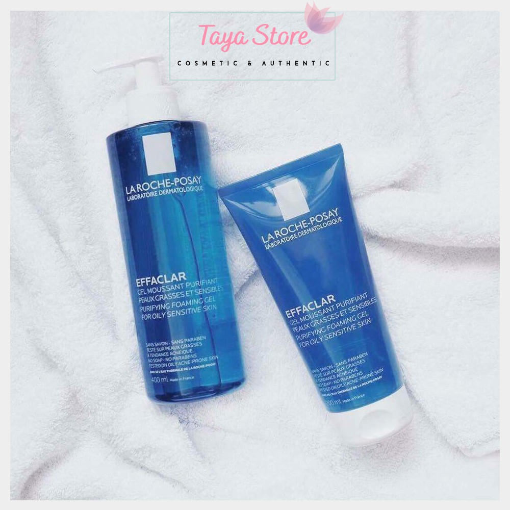 Sữa rửa mặt La Roche Posay cho da dầu, da mụn nhạy cảm Effaclar Purifying Foaming Gel 50ml và 400ml | BigBuy360 - bigbuy360.vn