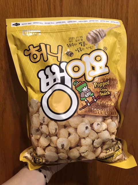 Snack Bỏng ngô Hàn Quốc vị Phomai và Mật ong