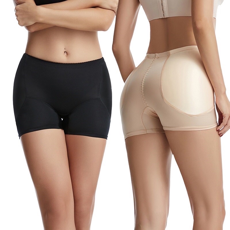 Quần độn hông chất thun lạnh, miếng độn may liền quần loại đẹp
