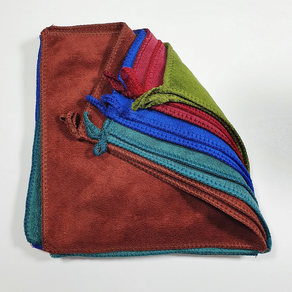 Khăn Spa Hanoitex Sợi Microfiber Cao Cấp Kích Thước 25*25cm
