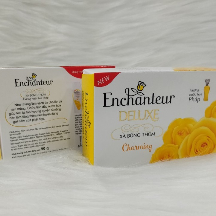 XÀ BÔNG CỤC ENCHANTEUR CHARMING HƯƠNG NƯỚC HOA PHÁP 90GR