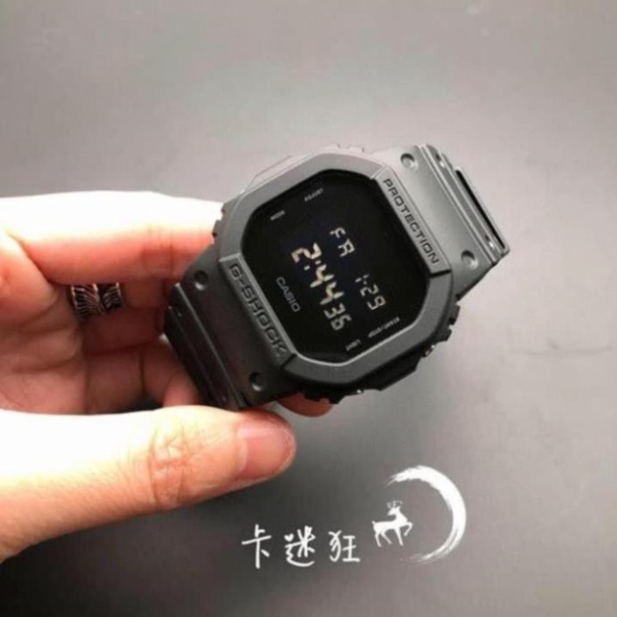 [Tặng box thiếc] Đồng Hồ Nam Casio G-shock Vuông-DW-5600BB-1CR Chống Nước