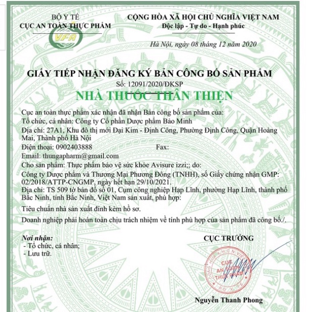 [Chính hãng] AVISURE IZZI – Hỗ trợ giảm tình trạng ốm nghén ở phụ nữ mang thai, giảm buồn nôn, nôn, chán ăn (20 viên)