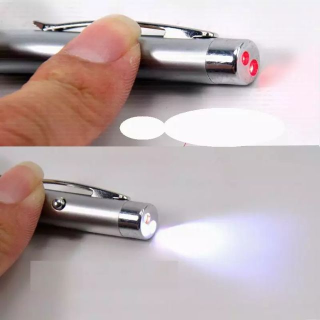 Bút thuyết trình đa năng 4 trong 1 vỏ kim loại