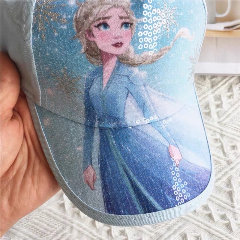 Mũ lưỡi trai Frozen Primark công chúa Elsa Disney II cho bé gái từ 4-14 tuổi, nón kết nữ hoàng băng giá