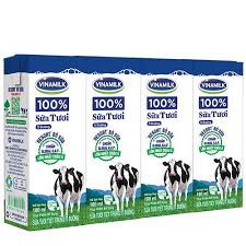 (CENS) vỉ sữa tươi Vinamilk 100% 180ml