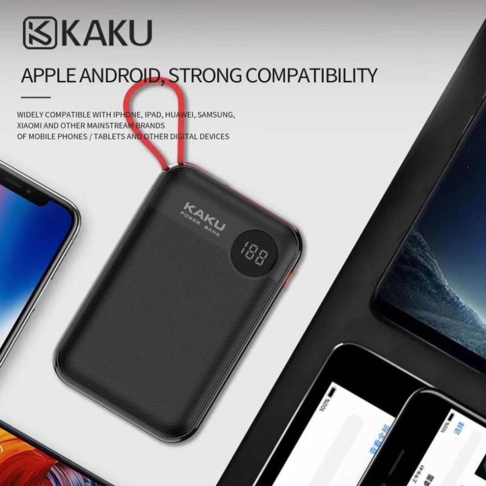 Sạc dự phòng 10.000mah chính hãng KAKU mã KSC - 158