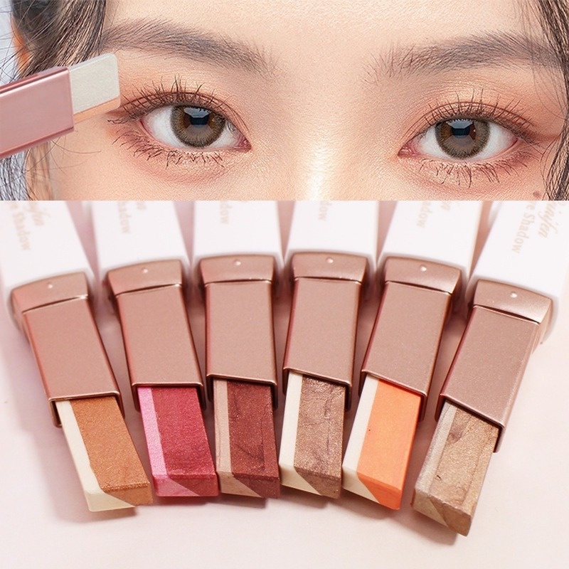 Phấn Mắt Dạng Thỏi 2 Trong 1 Màu Gradient Lấp Lánh Chống Thấm Nước