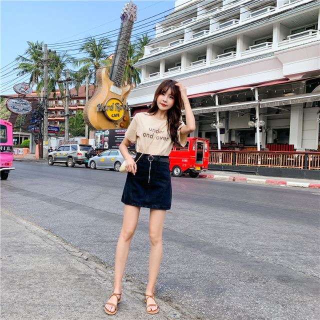 Chân Váy Jeans Đen Bigsize | BigBuy360 - bigbuy360.vn