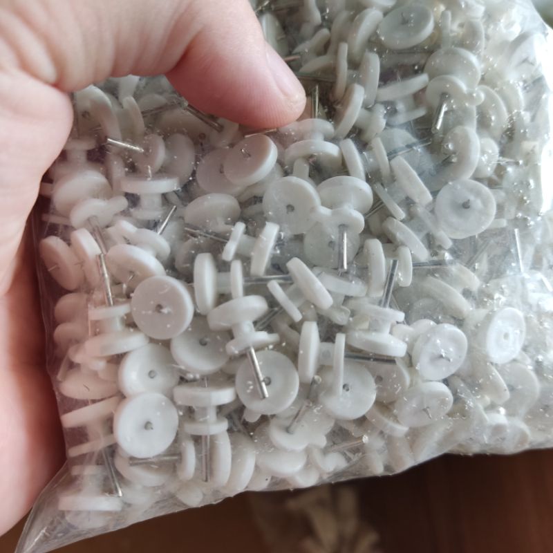 set 100 móc Mini đóng đinh, treo vật dụng, tranh trang trí nhựa ABS