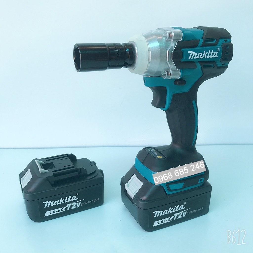 Máy siết bulong 2 TRONG 1 makita 72V TẶNG 6 đầu khẩu VÀ BỘ PHỤ KIỆN _ Nhật Việt official