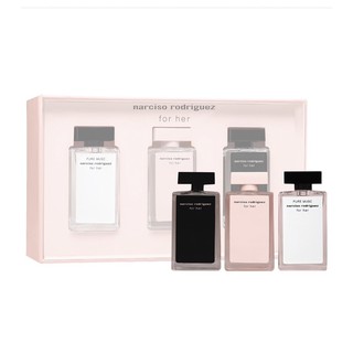 Set 3 chai nước hoa mini Narciso Rodriguez