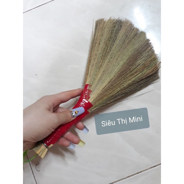 Chổi Cỏ Mini Quét Bếp Bàn Thờ