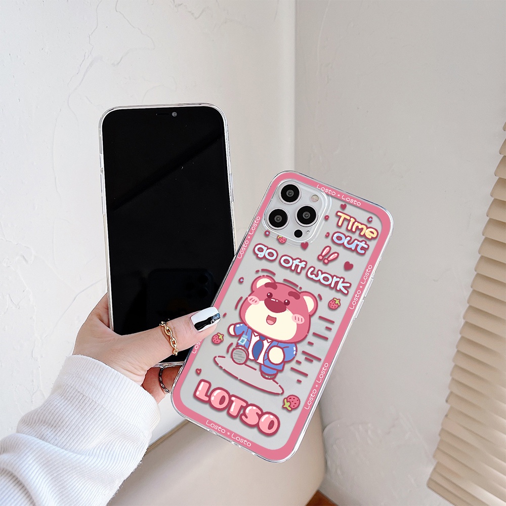 Ốp Điện Thoại Hình Gấu / Thỏ Dễ Thương Cho iphone 11 pro max 12 pro max 13 pro max mini 6 7 8 6 7plus se 2020 x xs xr 5 4