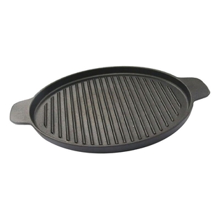 Chảo gang nướng chống dính Rapido RG24-RF dùng cho mọi loại bếp, có rãnh thoát dầu (Thương hiệu Đức - Hàng chính hãng)