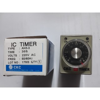 Timer thời gian CKC AH3-3 220V, 24V, 12V (chưa kèm đế)